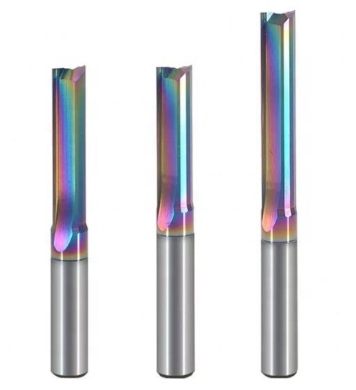 YingBa Online Wholesale Supplier Two Flute Straight groove End Mill Solid Carbide Cnc Router Machine for Wood Milling Cutter