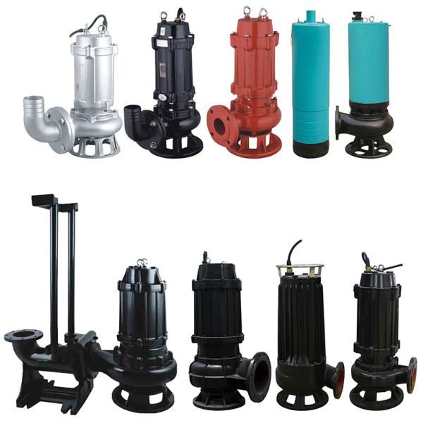 3 Phase Cast Iron Submersible Sewage Pump For Raw Rain Water Wastewater