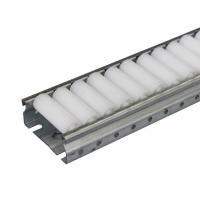 Rayonnage coulissant d'entrepôt avec rails à galets et roues en plastique, convoyeur, capacité de charge 50 kg
