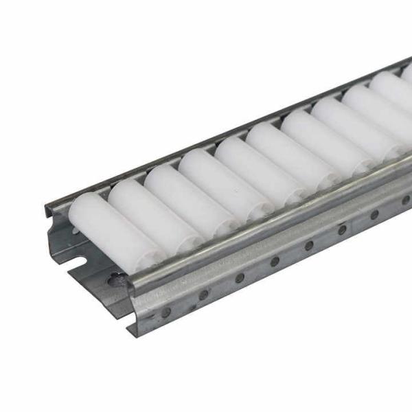 Warehouse Sliding Shelf Rack Flow Rail Plastic Wheels Roller Track Conveyor Load Capacity 50kg