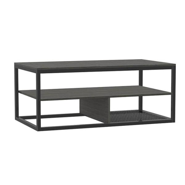 Modern Industrial Design Coffee Table, Black Coffee Table, Coffee Table For Living Room, XLCT51BB
