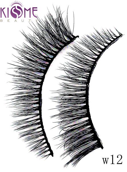 Reusable Soft 3D Silk Lashes Natural Looking Mink 3d Hair Lashes 0.10mm Thickness