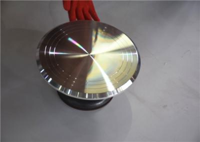 Non Slip Silicone Bottom Custom Sheet Metal Revolving Rotating Cake Decorating Stand