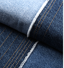 11.5 oz 55% Cotton 45% Polyester Black Black Denim Jeans Fabric