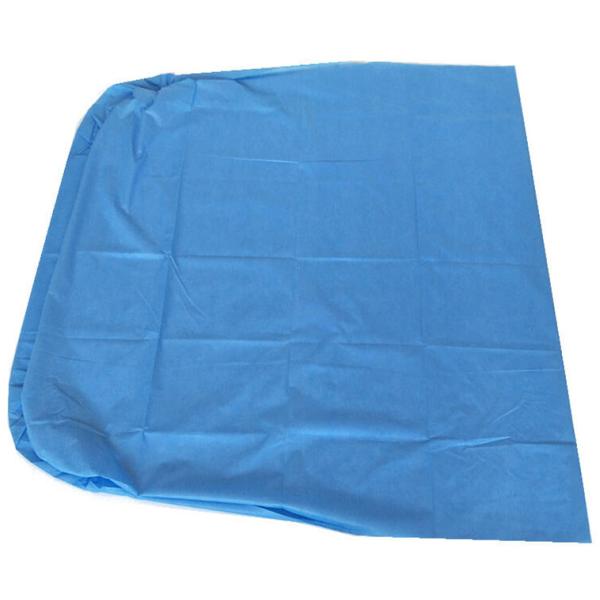 SMS+PE Waterproof Medical Bed Cover For Mattress 2 Layer