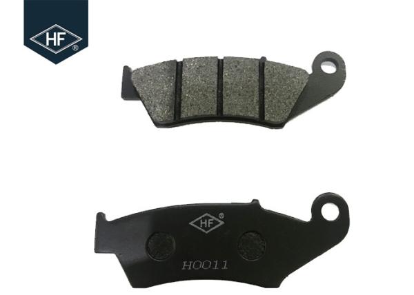 Less Metallic Oem Brake Pads , Black Motorcycle Racing Brake Pads CRM 250 Non Asbestos