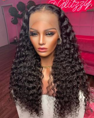 Brazilian Water Wave 360 Lace Frontal Wig Pre Plucked With Baby Hair All Colors