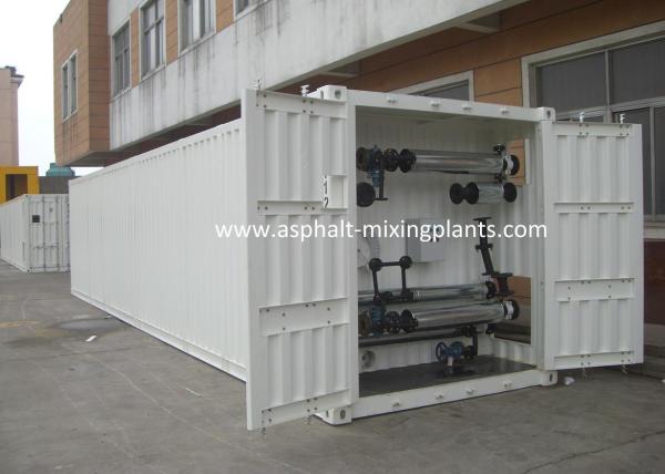 219 Screw Bitumen Mixing Plants Powder Tank With Level Meter