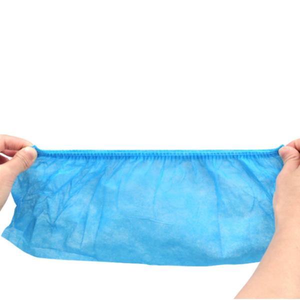 Black Blue Elastic PP PE CPE 15*40cm Disposable Shoes Cover
