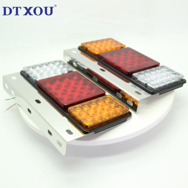 Push Fitting Installation LED Combination Tail Light Energy Saving 12V/24V Waterproof