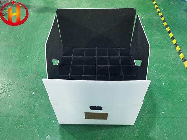 Good Hardness Corrugated Plastic Box With Dividers Reusable