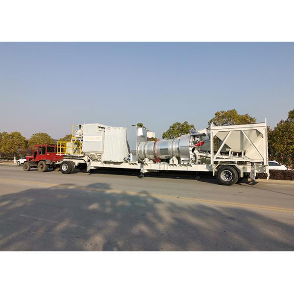Full Mobility Continuous Asphalt Mixing Plant / Asphalt Drum Mixers Simple structure