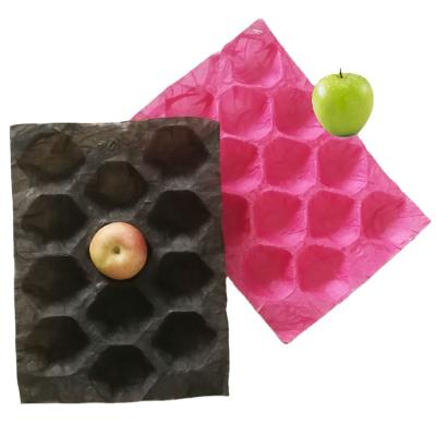 Avocado Paper Pulp Fruit Tray Liner Stone Fruit Colorful Paper Tray Supplier