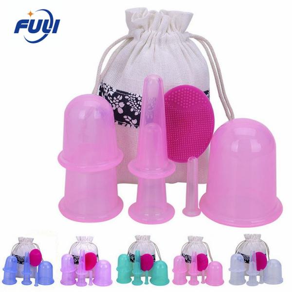 A venda quente limpa os copos colocando faciais do silicone da massagem que colocam desse modo grupos