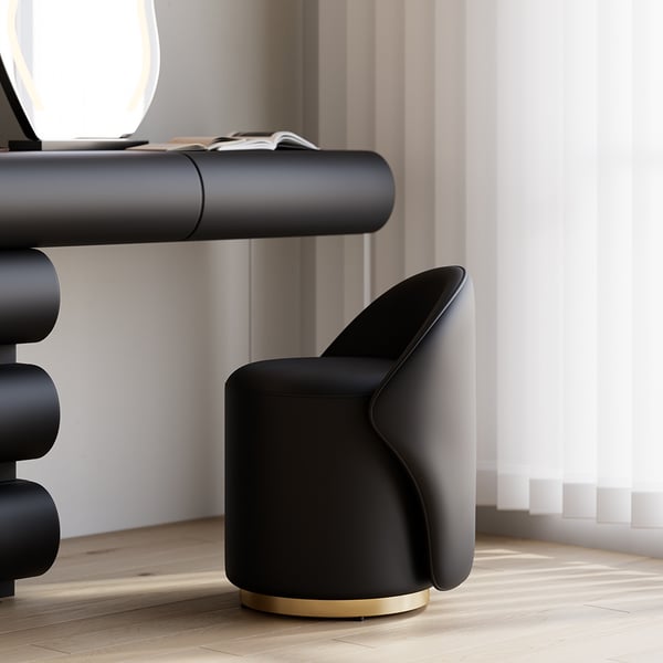 Wooden Floating Vanity Makeup Table Dresser With Led Mirror Bedroom