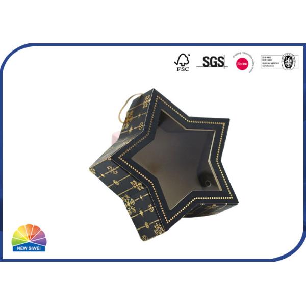 Бумага подарка звезды обслуживания шоколадного батончика конфеты коробки коробки складчатости звезды форменная