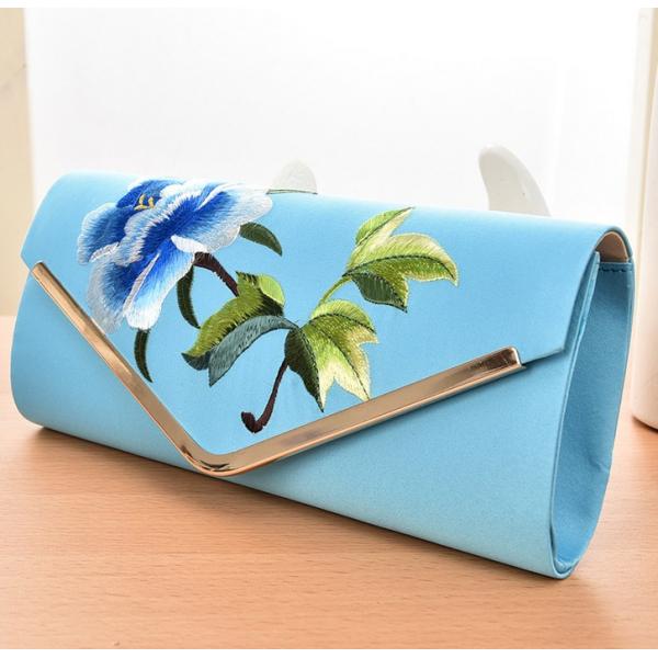 Women's floral embroidery evening bag clutch bag handbag retro national wind 2016 new spring models handbags