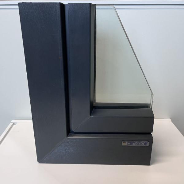 Dimex L65 High UV White UPVC Profiles For Casement Window Door