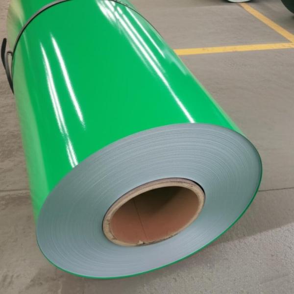 Astm A792 Galvalume Products in Green with 5 20 MICRON Top Side Color Coated Steel Coil