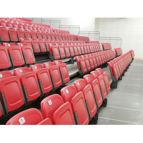 Посадочные места Bleacher HDPE материальные Retractable для спортзала школ