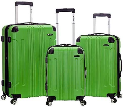 Bagagem expansível com rodas giratórias, multicolor, de 20 polegadas