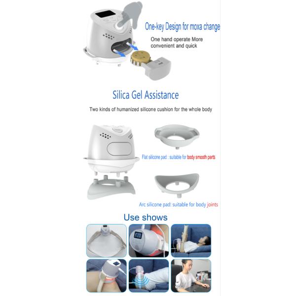 New Portable Smokeless Safe Moxibustion Aromatherapy Device for Pain Relief Therapy