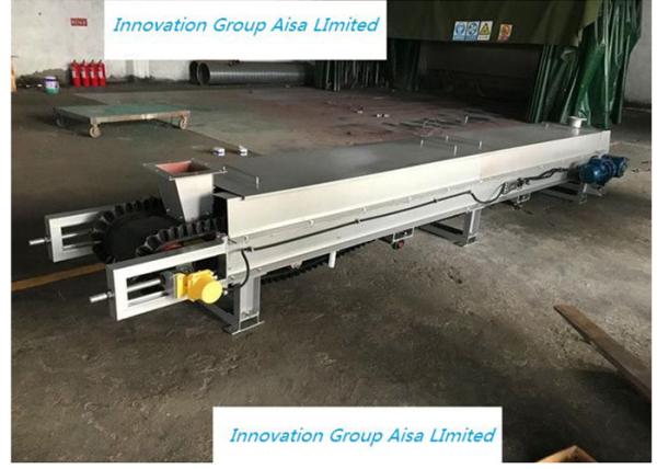 500mm Screw Conveyor With Hopper Feeder System For Iron Powder