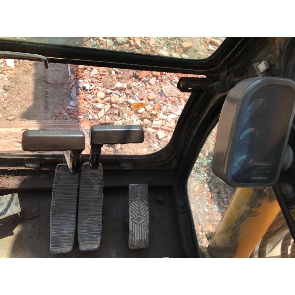 Hyundai R210-5D Used Excavator Machine 125Kw Power 2008 Year Yellow Color