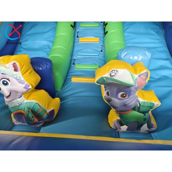 Commercial Glissière gonflable patrouille patrouille Glissière gonflable double sec à l'extérieur