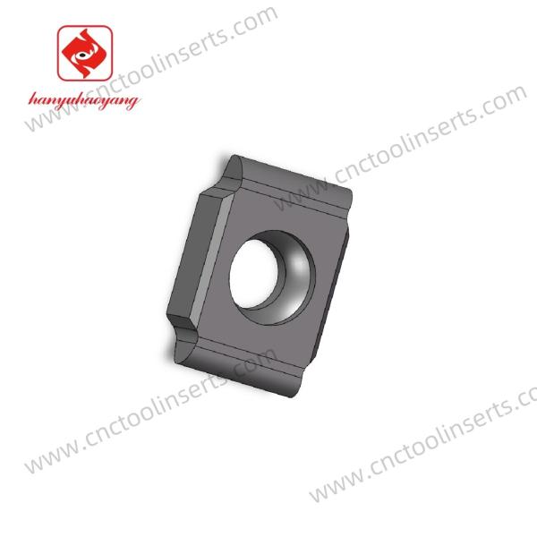 CNC Professional Gear Milling Insert Series WC-Co PVD Coating HYJTN60795986 HYB208, Applicable for All Difficult-to-Machine Materials Except Superalloys