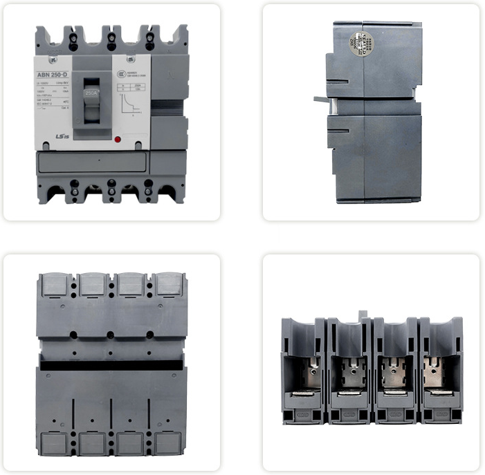 Автомат защити цепи DC100V 250A 20KA DC раковины серии ABN пластиковый для фотовольтайческого