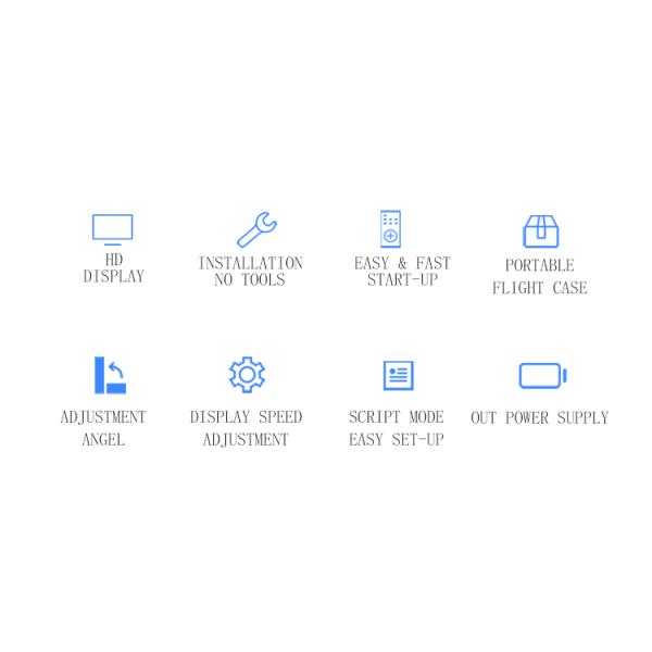 17 polegadas Super Sala de Conferências Teleprompter Discurso de Reunião Prompter de Molde Privado embutido