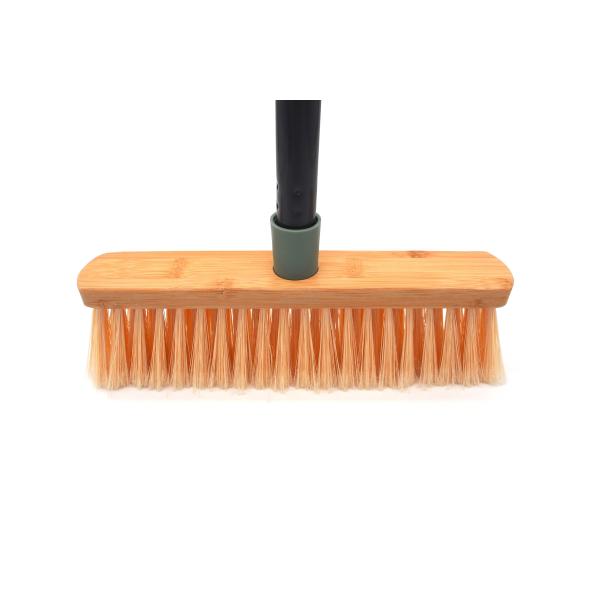 12-дюймовая щетка премиум-класса для бытовой чистки, щетка для уборки из натурального дерева, метла