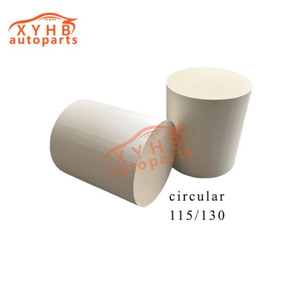 Ceramic Carrier Round High Quality Three Way Catalytic Filter Element Euro 1-5 Model 115 X 130