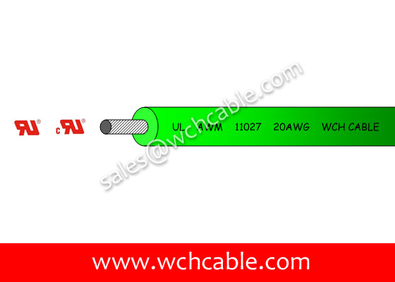 300V mPPE Wire UL11027 20AWG Solid 1/0.813 OD1.3mm Black