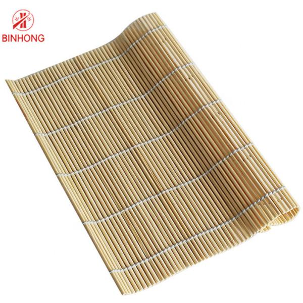 ISO9001 multifuncional los 24cm*24cm Mat For Sushi de bambú