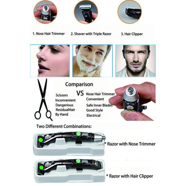 Customized Hair Beard Trimmer For Beard Styling , Easy Control Electric Hair Cutter