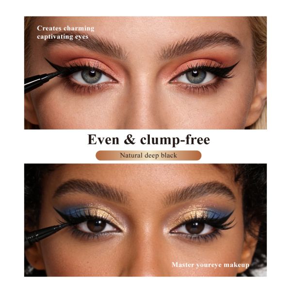 Wholesale Waterproof Liquid Eyeliner Vegan Long-lasting Eyeliner Custom Label Cosmetic Eyeliner