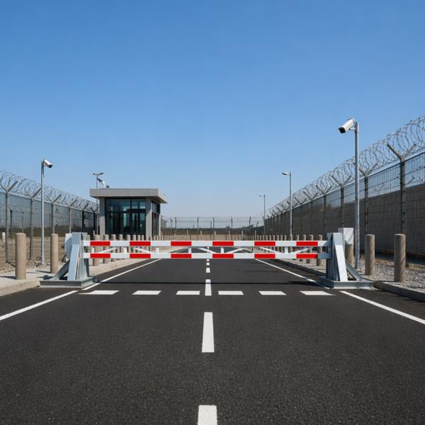 Anti-collision parking gate, anti-terrorism barrier gate, anti-collision grade PAS68