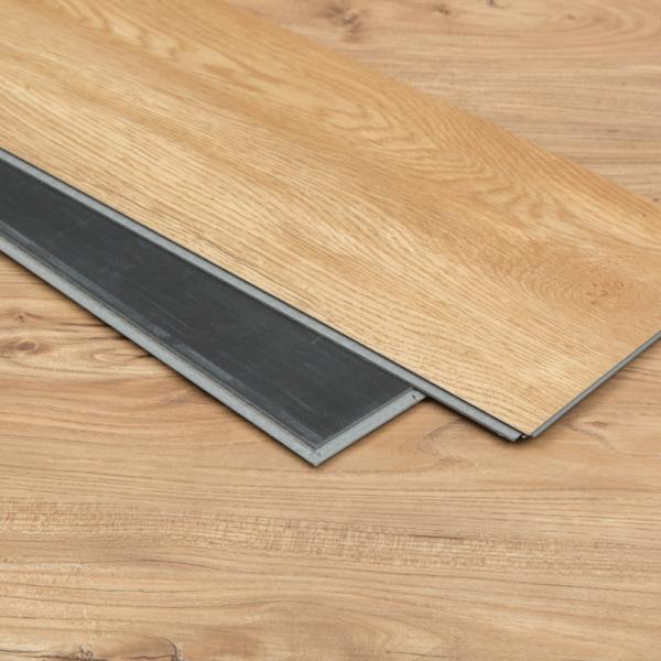 Rigid Core Commercial Floor Covering Environmental Friendly Wood Graing Effect