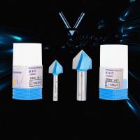Pedazo resistente práctico del router 90 grados, fresa anti del surco de la abrasión V