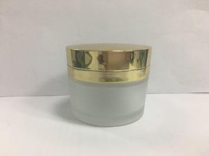 O cosmético de vidro amigável de Eco range 50g para o empacotamento de creme com