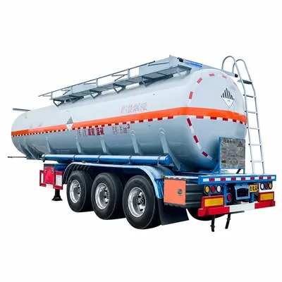 3 Axles PE Lining Hydrochloric Acid Tank Semi-Trailer