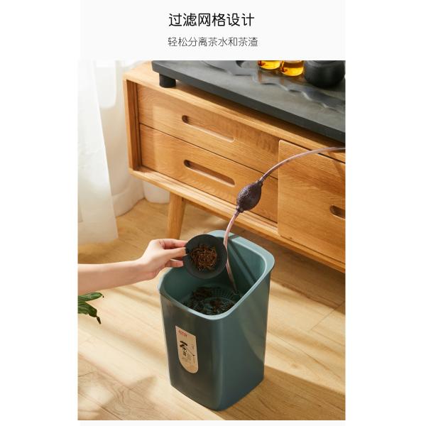 Tea Leaves Bucket Rubbish Plastic Dustbin For Kitchen Waste