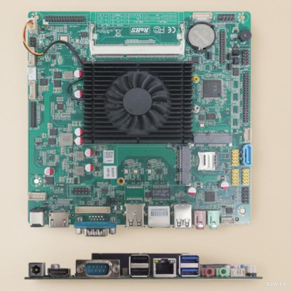 La carte mère compacte et mince DDR3 MSATA avec 10 ports USB et 6 ports COM