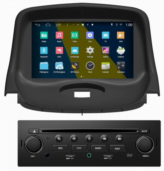 ouchuangbo car gps navi s160 android 4.4 dvd player for Peugeot 206 (2008-2012) with 1080P HD video display wifi 3g BT