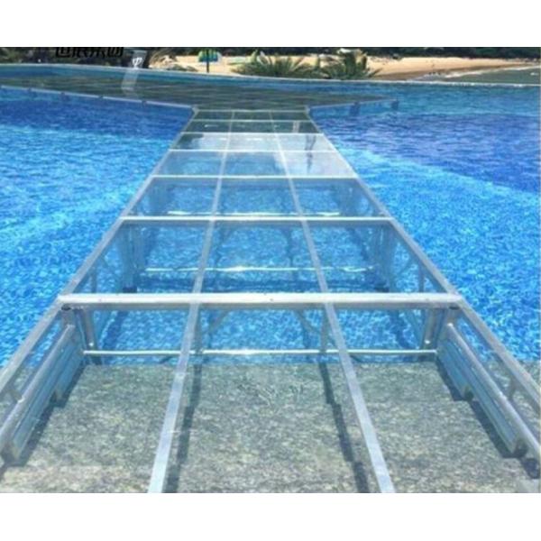 Украшения этапа свадебного банкета танцплощадка стеклянного портативная для освещения этапа