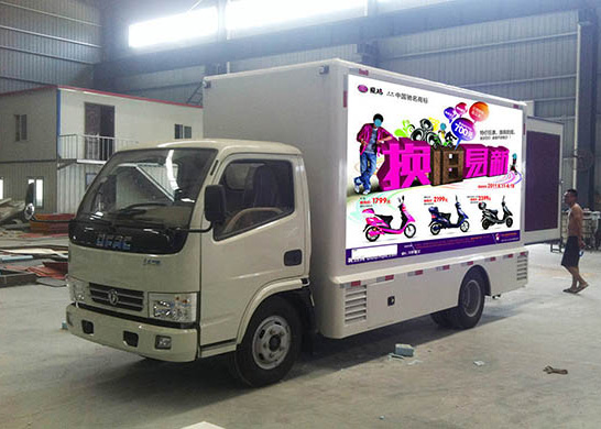 Commercial P8 LED Truck Display  Full Color Outdoor Video / Stage Car LED Screen