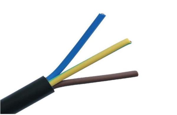 Copper Conducotor Rubber Sheathed Cable , Rubber Electrical Cable 300/300V