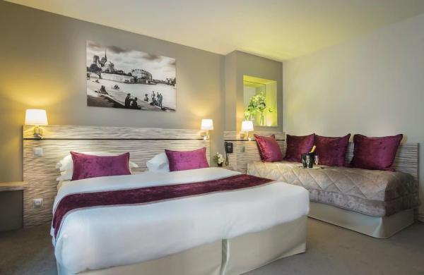 Namibia cheapboad furniture of hotel bedroom set by double bed with TV tables and Wardrobe cabinet